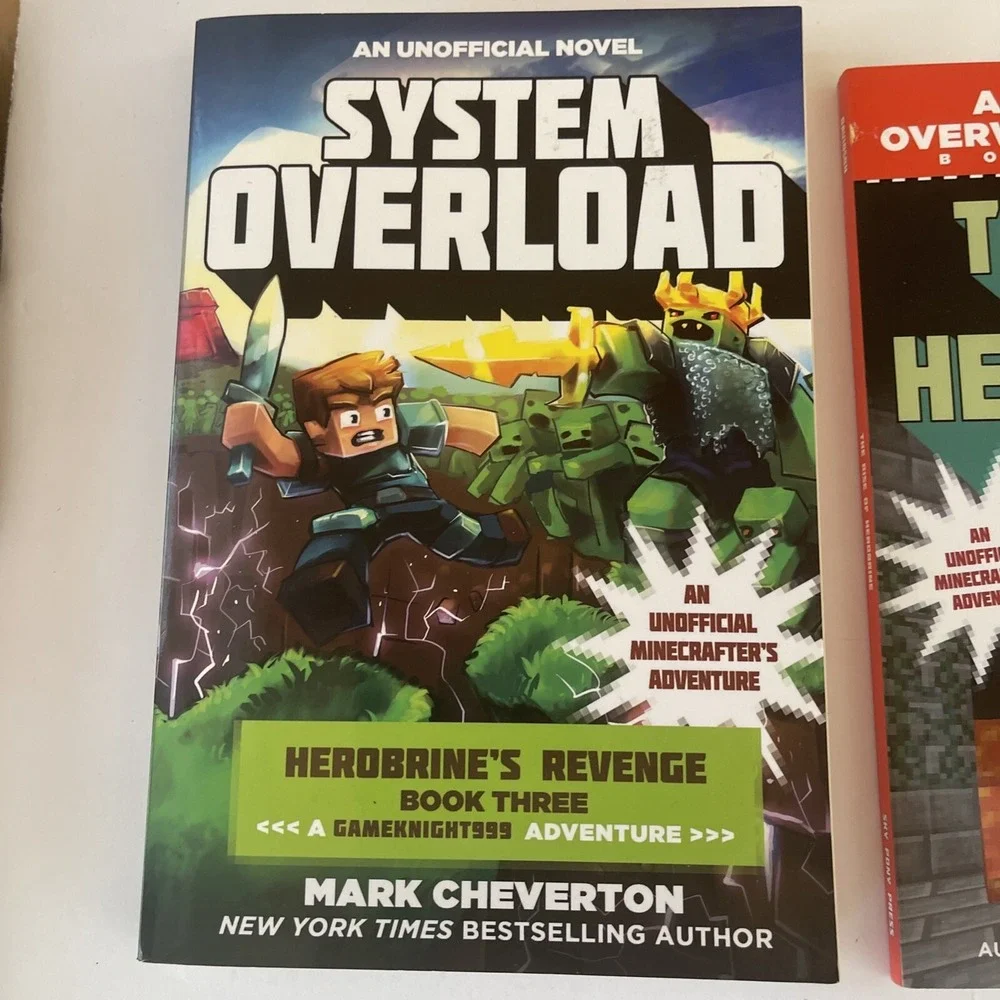 Minecraft Books An Official Unofficial Novel 5 Book Lot Creepers‎
